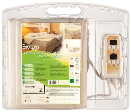 Lençol Térmico Bioterm Casal Digital Bivolt Automático Inmetro Iso9001 - Bio Term Menor preço em Lençol Térmico Bioterm Casal Digital Bivolt Automático Inmetro Iso9001 - Bio Term