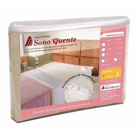 Lençol Térmico Casal Com Controle De Temperatura Com Sono Quente Inmetro Menor preço em Lençol Térmico Casal Com Controle De Temperatura Com Sono Quente Inmetro