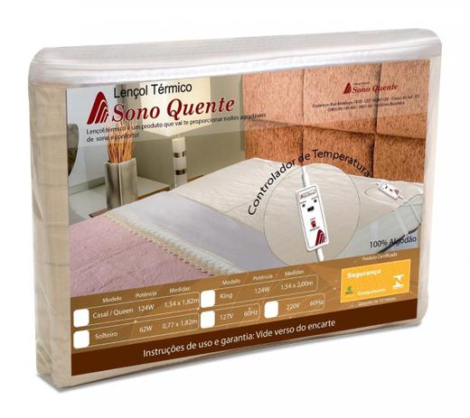 Lençol Térmico Casal Queen 220V - Sono quente Menor preço em Lençol Térmico Casal Queen 220V - Sono quente