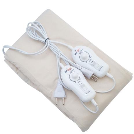 Lençol Térmico Elétrico De Casal Modelo Luxo Algodão 127 volts - Sulterm Menor preço em Lençol Térmico Elétrico De Casal Modelo Luxo Algodão 127 volts - Sulterm