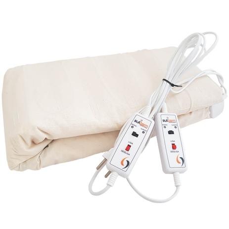 Lençol Térmico Elétrico King Size Tradicional De Casal 127 volts - Sulterm Menor preço em Lençol Térmico Elétrico King Size Tradicional De Casal 127 volts - Sulterm