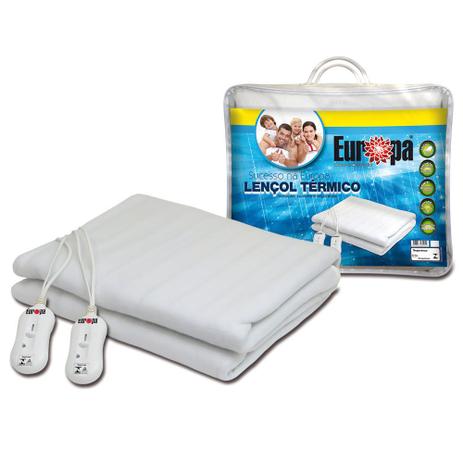 Lençol Térmico Queen Size Europa Com 3 Níveis de Temperatura - 220v Menor preço em Lençol Térmico Queen Size Europa Com 3 Níveis de Temperatura - 220v