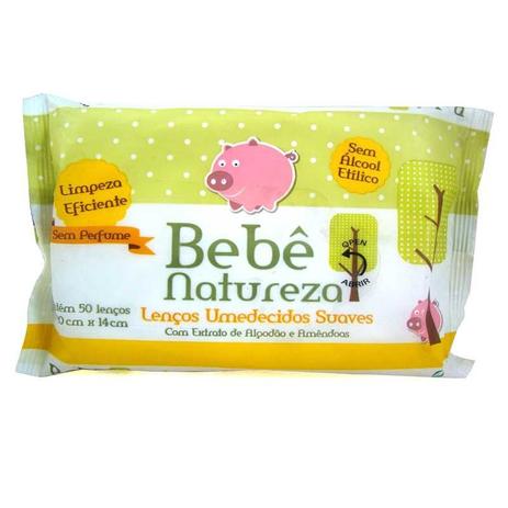 Lenços Umedecidos Bebê Natureza Sem Perfume com 50 unidades - Biotropic Menor preço em Lenços Umedecidos Bebê Natureza Sem Perfume com 50 unidades - Biotropic