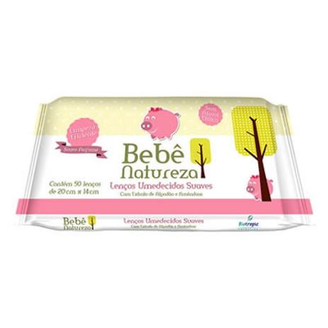Lenços Umedecidos Bebê Natureza Suaves Rosa com 50 unidades - Biotropic Menor preço em Lenços Umedecidos Bebê Natureza Suaves Rosa com 50 unidades - Biotropic
