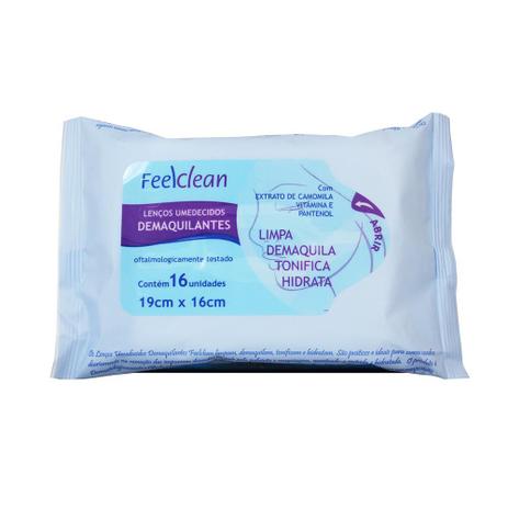 Lenços Umedecidos Demaquilantes 16 Unidades - Feel Clean - Feelclean é boa?