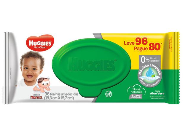 Lenços Umedecidos Huggies Classic - 96 Unidades Menor preço em Lenços Umedecidos Huggies Classic - 96 Unidades