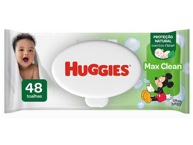 Lenços Umedecidos Huggies Classic Max Clean - 48 Unidades