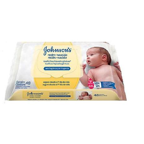 Lenços umedecidos johnsons recem nascido c/48 un é boa?