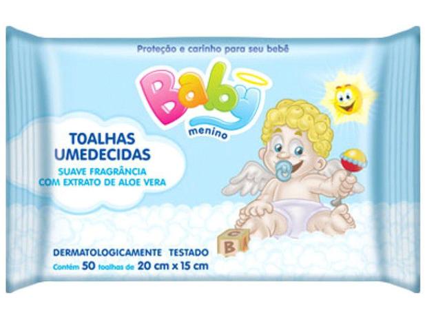 Lenços Umedecidos Nova Muriel Baby Sentidos Menino - 50 Unidades