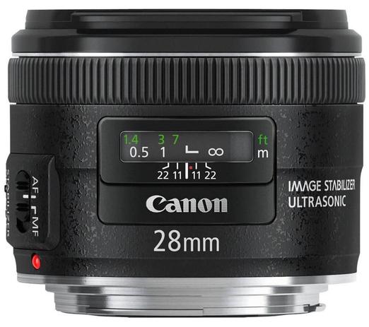 Lente Canon EF 28mm f/2.8 IS USM Ultrasonic Menor preço em Lente Canon EF 28mm f/2.8 IS USM Ultrasonic