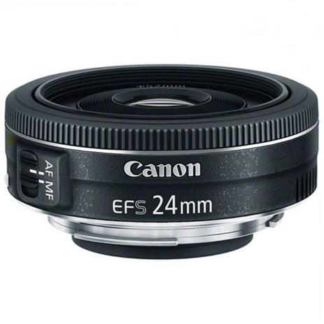 Lente Canon EF-S 24mm f/2.8 STM Grande Angular Menor preço em Lente Canon EF-S 24mm f/2.8 STM Grande Angular