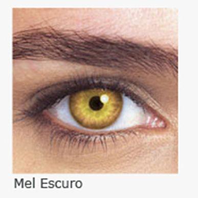lentes de contato cor de mel claro