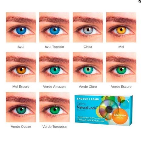 Lente de Contato Optima Natural Look - Bausch lomb Menor preço em Lente de Contato Optima Natural Look - Bausch lomb