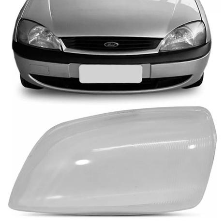 Lente de Farol Principal Ford Fiesta Street 2000 a 2002 Direito - Rcd Menor preço em Lente de Farol Principal Ford Fiesta Street 2000 a 2002 Direito - Rcd