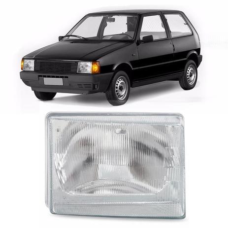 Lente do Farol Principal Fiat Uno Premio Elba 1985 a 1990 Esquerda - Rcd Menor preço em Lente do Farol Principal Fiat Uno Premio Elba 1985 a 1990 Esquerda - Rcd