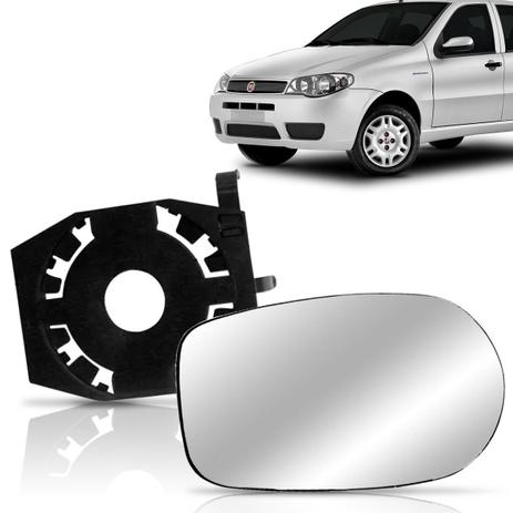 Lente Espelho Retrovisor Palio 2004 2005 2006 2007 2008 2009 2010 Com Suporte - Ty Retrovisor Menor preço em Lente Espelho Retrovisor Palio 2004 2005 2006 2007 2008 2009 2010 Com Suporte - Ty Retrovisor