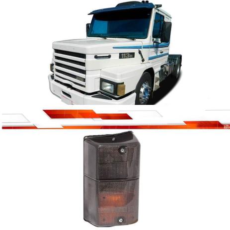 Lente lanterna pl0447 dianteira ld fume scania 112 113 - Pradolux Menor preço em Lente lanterna pl0447 dianteira ld fume scania 112 113 - Pradolux