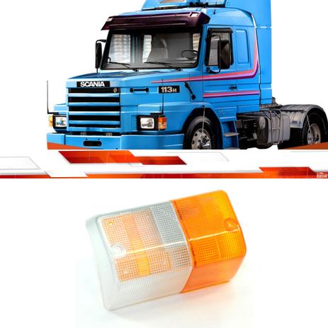 Lente lanterna sl1043e dianteira le cristal scania 112 113 - Sinalsul Menor preço em Lente lanterna sl1043e dianteira le cristal scania 112 113 - Sinalsul