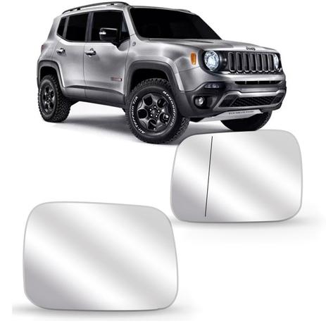 Lente Retrovisor Jeep Renegade Com Base 2015 A 2018 - Sp acessórios Menor preço em Lente Retrovisor Jeep Renegade Com Base 2015 A 2018 - Sp acessórios