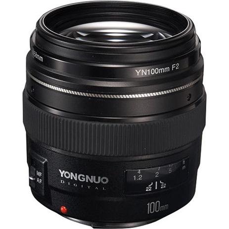 Lente Yongnuo YN 100mm f/2 para Canon Menor preço em Lente Yongnuo YN 100mm f/2 para Canon