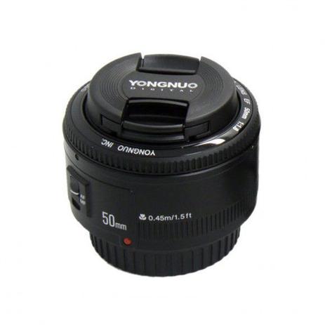 Lente Yongnuo YN 50mm f/1.8 para Câmeras Canon Menor preço em Lente Yongnuo YN 50mm f/1.8 para Câmeras Canon