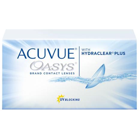 Lentes de contato Acuvue Oasys com Hydraclear Plus bandage +00.00 Menor preço em Lentes de contato Acuvue Oasys com Hydraclear Plus bandage +00.00