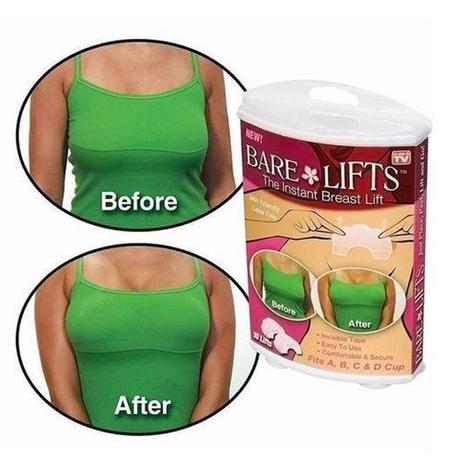 Levanta Seios Bare Lifts Sutiã Adesivo 5 Pares - Barelifts - Sutiã Adesivo  / Adesivo para Seios - Magazine Luiza