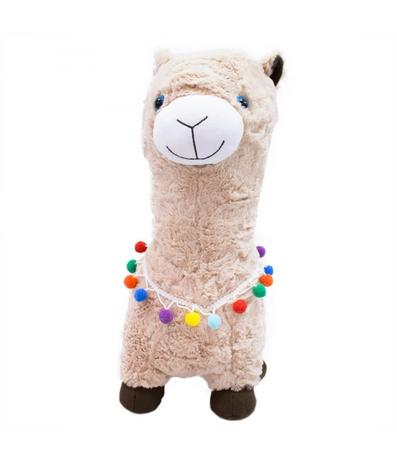 Lhama Marrom Acinzentado 43cm - Pelúcia - Foffy Menor preço em Lhama Marrom Acinzentado 43cm - Pelúcia - Foffy