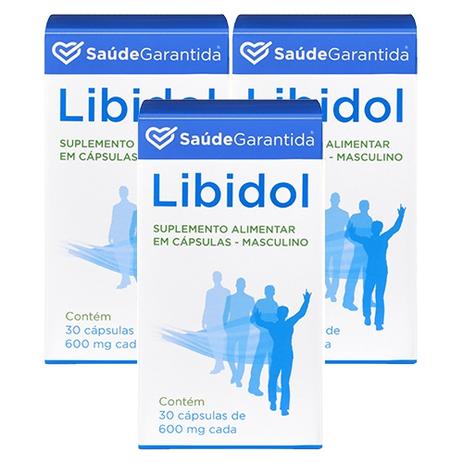 Libidol Masculino 90 Caps 3 Unidades - Saúde garantida Menor preço em Libidol Masculino 90 Caps 3 Unidades - Saúde garantida