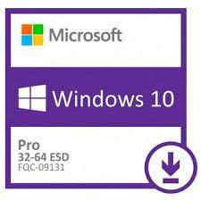 Licença Microsoft Windows 10 Professional 32/64 Bits Fpp Menor preço em Licença Microsoft Windows 10 Professional 32/64 Bits Fpp
