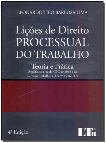 Licoes De Direito Processual Do Trabalho - 04Ed/17 - Ltr editora Menor preço em Licoes De Direito Processual Do Trabalho - 04Ed/17 - Ltr editora
