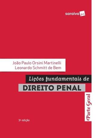 Lições Fundamentais de Direito Penal - Parte Geral - Saraiva editora Menor preço em Lições Fundamentais de Direito Penal - Parte Geral - Saraiva editora