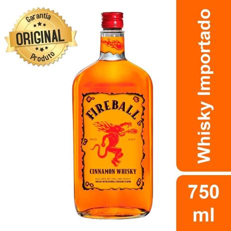 Licor de Whisky Canadense c/ Canela Garrafa 750ml - Fireball - Diego Zamora Menor preço em Licor de Whisky Canadense c/ Canela Garrafa 750ml - Fireball - Diego Zamora
