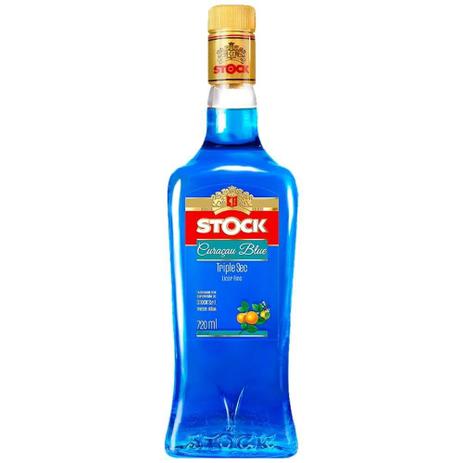 Licor Stock Curaçau Blue 720ml - Desconhecido