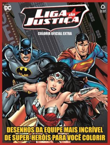 Liga da justiça - colorir oficial extra - vol. 1 - On line Menor preço em Liga da justiça - colorir oficial extra - vol. 1 - On line