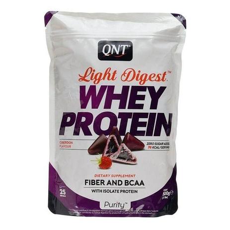 Light Digest Whey Protein 500g QNT Menor preço em Light Digest Whey Protein 500g QNT