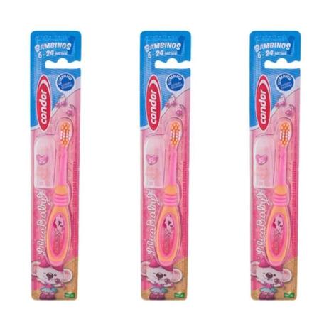 Lilica Ripilica Escova Dental Infantil 6 A 24 Meses Extra Macia (Kit C/03) Menor preço em Lilica Ripilica Escova Dental Infantil 6 A 24 Meses Extra Macia (Kit C/03)