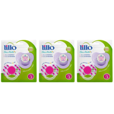 Lillo 604350 Dia E Noite Kit Duas Chupetas Lilás (Kit C/06) Menor preço em Lillo 604350 Dia E Noite Kit Duas Chupetas Lilás (Kit C/06)