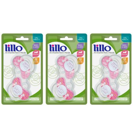 Lillo 604430 Amo Mamãe Kit Duas Chupetas Orto Silicone Tam1 (Kit C/03) Menor preço em Lillo 604430 Amo Mamãe Kit Duas Chupetas Orto Silicone Tam1 (Kit C/03)