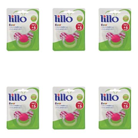 Lillo 605130 Funny Estampas Chupeta Ort Silicone Rosa Tam2 (Kit C/06) é boa?
