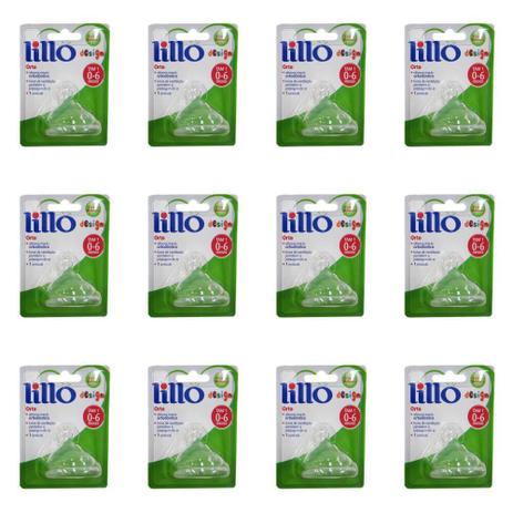 Lillo 607200 Bico De Mamadeira Design Ortodôntico Silicone Tam1 (Kit C/12) Menor preço em Lillo 607200 Bico De Mamadeira Design Ortodôntico Silicone Tam1 (Kit C/12)