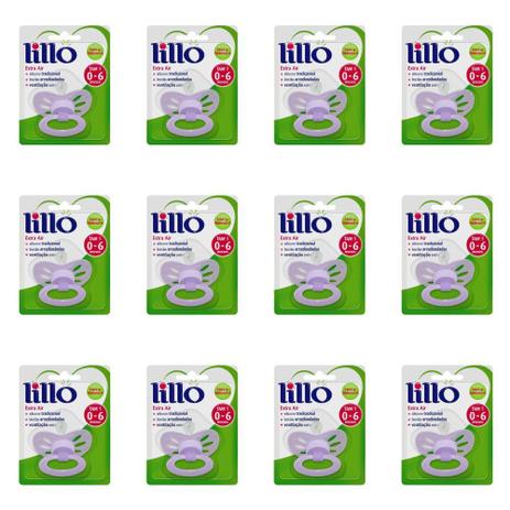 Lillo 610550 Ex Air Baby Chupeta Silicone Cor Leve Lilás Tam1 (Kit C/12) Menor preço em Lillo 610550 Ex Air Baby Chupeta Silicone Cor Leve Lilás Tam1 (Kit C/12)