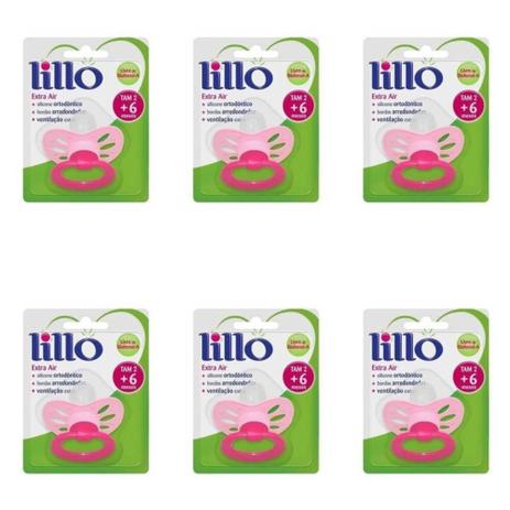 Lillo 610630 Ex Air Chupeta Ort Sil Cor Leve Rosa Tam2 (Kit C/06) Menor preço em Lillo 610630 Ex Air Chupeta Ort Sil Cor Leve Rosa Tam2 (Kit C/06)