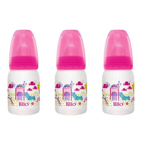 Lillo 614231 Divertida Mamadeira Ortodôntica Silicone Rosa 120ml (Kit C/03) Menor preço em Lillo 614231 Divertida Mamadeira Ortodôntica Silicone Rosa 120ml (Kit C/03)