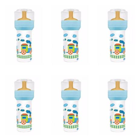 Lillo 614521 Super Divertida Mamadeira Latex Azul 260ml (Kit C/06) Menor preço em Lillo 614521 Super Divertida Mamadeira Latex Azul 260ml (Kit C/06)