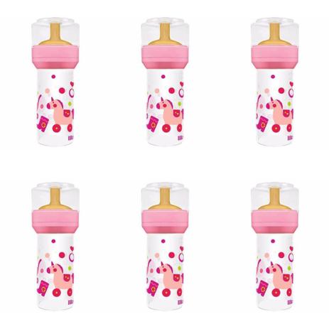 Lillo 614531 Super Divertida Mamadeira Latex Rosa 260ml (Kit C/06) Menor preço em Lillo 614531 Super Divertida Mamadeira Latex Rosa 260ml (Kit C/06)