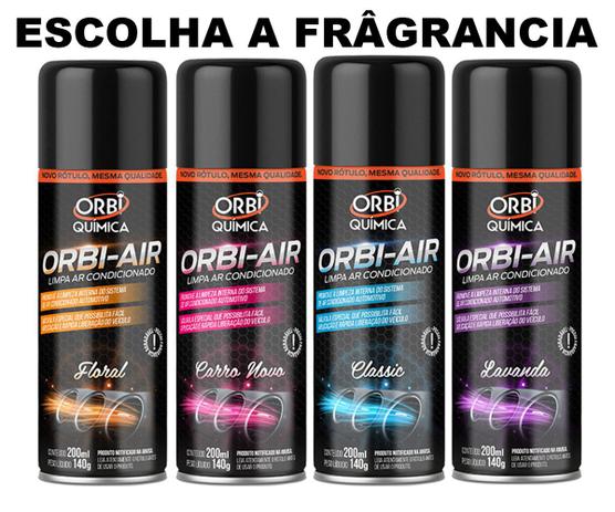 Limpa Ar Condicionado Automotivo Spray Higienização Orbi Air - ORBI QUIMICA Menor preço em Limpa Ar Condicionado Automotivo Spray Higienização Orbi Air - ORBI QUIMICA