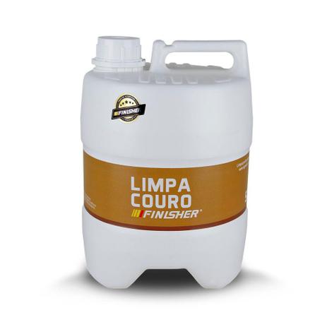 Limpa Couro Finisher Galão de 5 Litros Removedor de Manchas Menor preço em Limpa Couro Finisher Galão de 5 Litros Removedor de Manchas