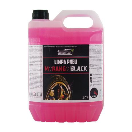 Limpa Pneu Morango Black 5lt Nobre Car Menor preço em Limpa Pneu Morango Black 5lt Nobre Car