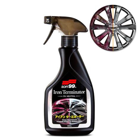 Limpa Rodas Descontaminante de Ferro Soft99 Iron Terminator 500ml PH Neutro Menor preço em Limpa Rodas Descontaminante de Ferro Soft99 Iron Terminator 500ml PH Neutro